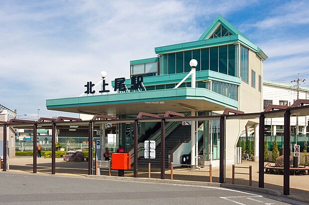駅 2200m JR北上尾駅
