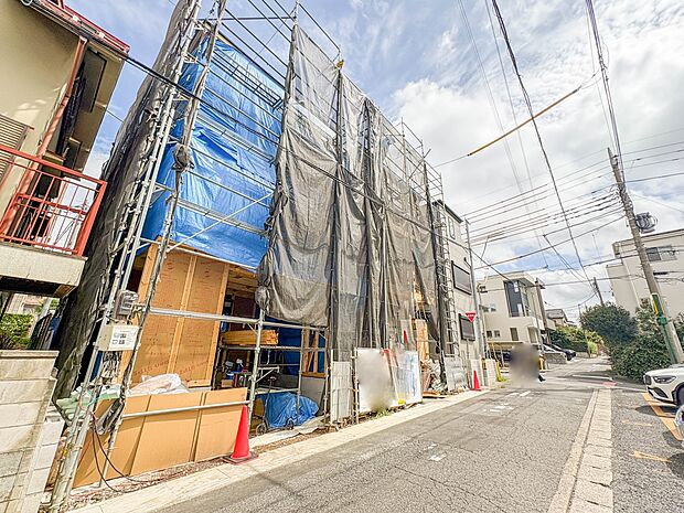 3号棟【前面道路4ｍ】車の通行が少ないので、静かな住環境を維持することができます。