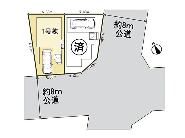 【区画図】是非とも現地をご確認ください。