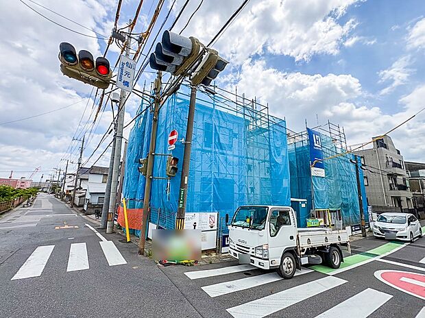 【完成予想図】完成予想図です。建築中は、現地のご見学に加えて近隣の完成物件をご覧いただき、イメージを掴んでいただけるようご案内いたします。