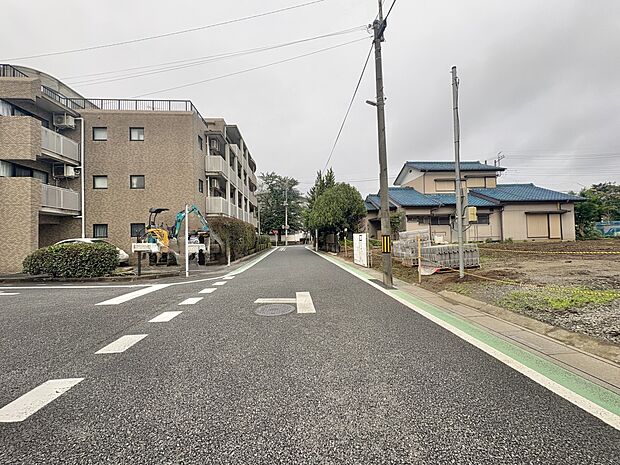 【前面道路】家の良し悪しだけでなく周辺環境も重要なポイント。