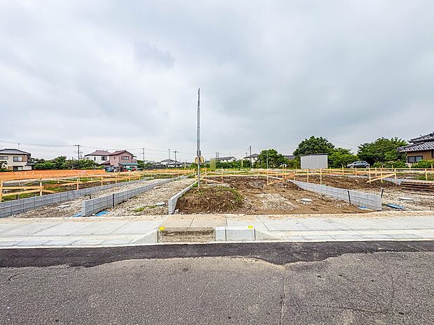 【外観】モデル棟のご案内も可能です。ぜひ、現地と近隣の施工例を御見学ください。