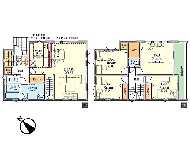 4LDK 土地面積126.59m2 建物面積108.47m2