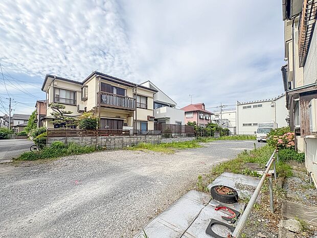 【現地土地写真】今ならご希望の間取りで建築できます。