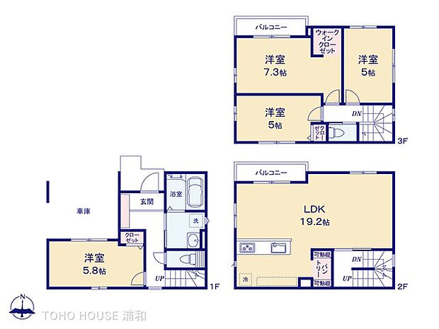 3号棟　図面と異なる場合は現況を優先