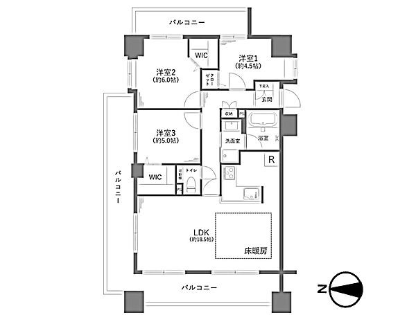 間取り：311002441596