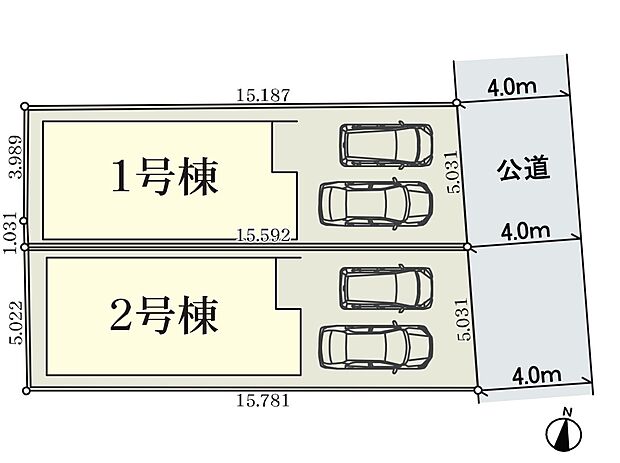 【区画図】1号棟