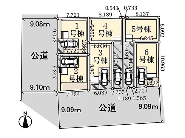 【区画図】是非とも現地をご確認ください。
