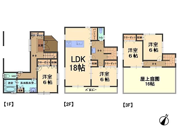【間取図】是非とも現地をご確認ください。