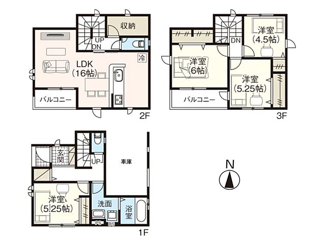 【間取り図】4LDK