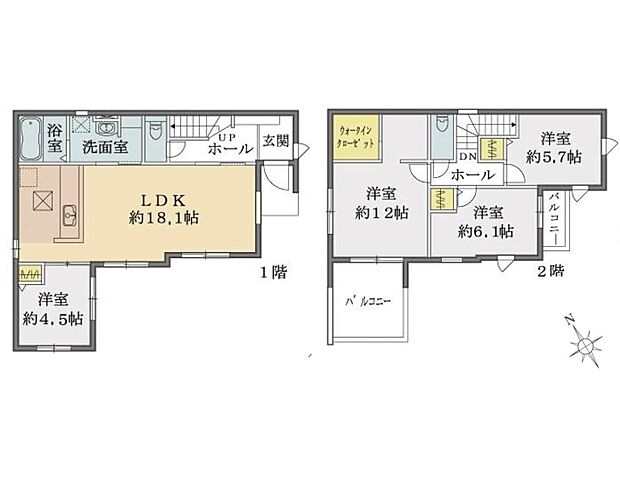 【間取図】是非とも現地をご確認ください。