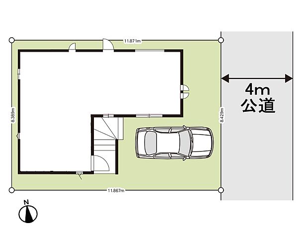 【区画図】是非とも現地をご確認ください。