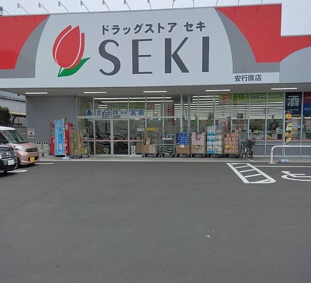 ドラッグストア 1500m ドラッグストアセキ 安行原店