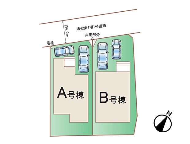 【区画図】是非とも現地をご確認ください。