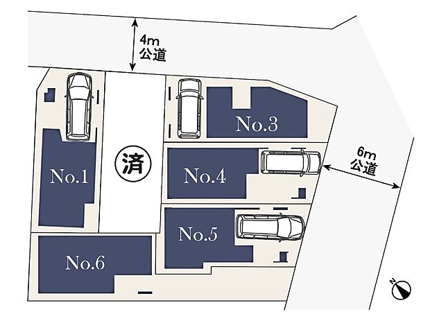 【区画図】是非とも現地をご確認ください。