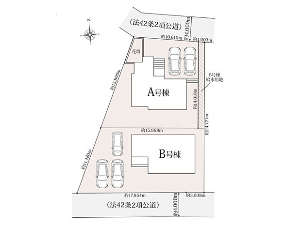 【区画図】是非とも現地をご確認ください。