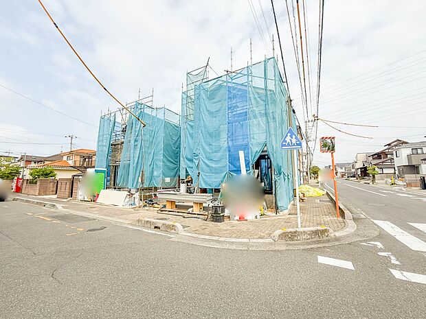 1号棟【前面道路7.9m】車の通行が少ないので、静かな住環境を維持することができます。