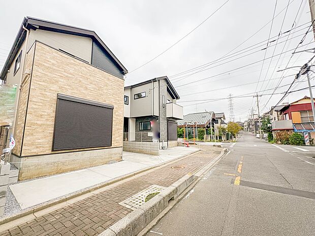 1号棟【前面道路7.9m】車の通行が少ないので、静かな住環境を維持することができます。