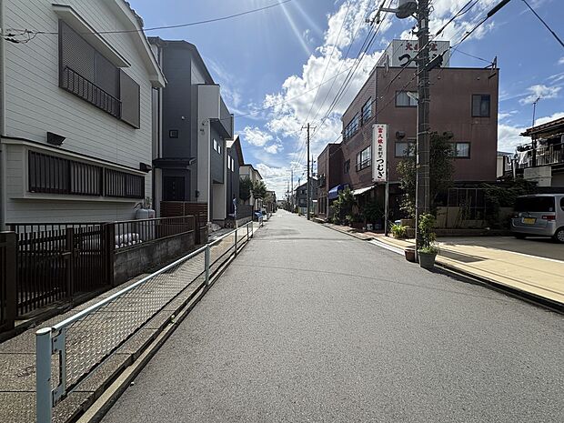 【前面道路】家の良し悪しだけでなく周辺環境も重要なポイント。