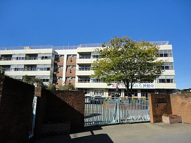 中学校 1760m 川口市立神根中学校