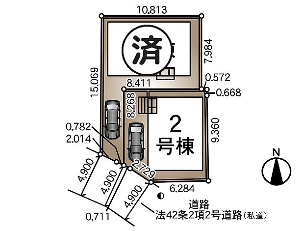 【区画図】全2棟