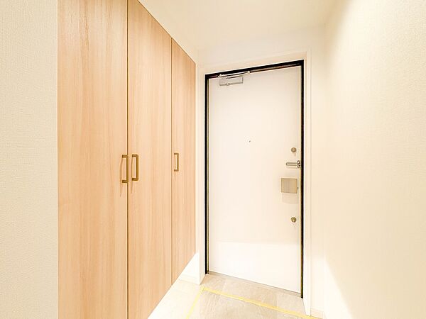 【玄関】玄関はおうちの顔と言われます。玄関アプローチは、外観デザインの印象を左右します。ご家族の個性を出しながら、素敵な玄関でお客様をお迎えしてください。