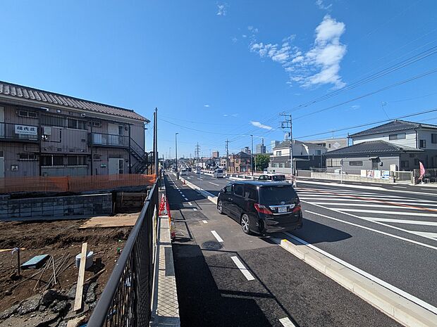 【前面道路】家の良し悪しだけでなく周辺環境も重要なポイント。