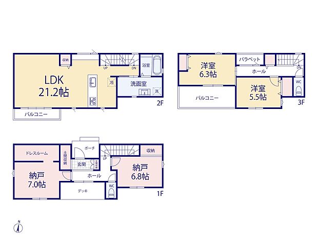 【間取図】是非とも現地をご確認ください。