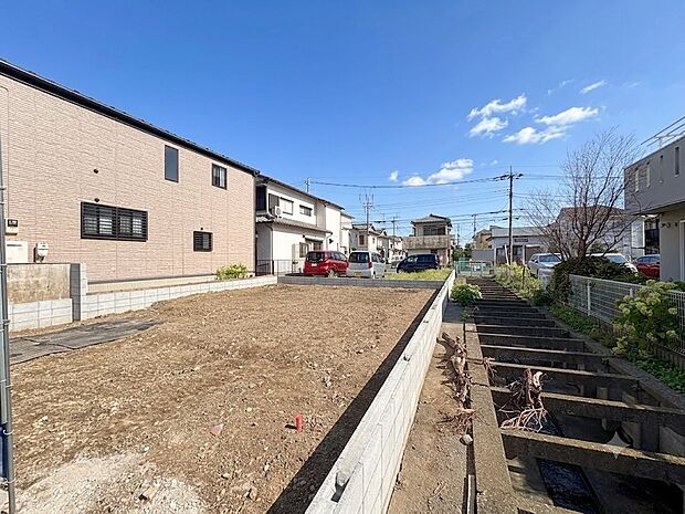 【現地土地写真】人生でいちばん大きなお買い物ですので、ゆっくりご見学ください。