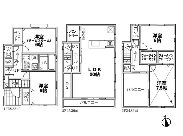 2号棟【間取り図】