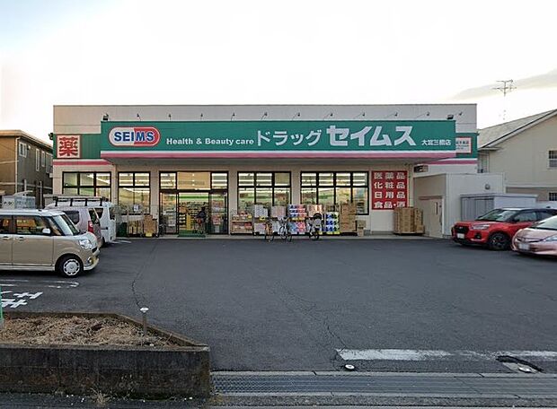 ドラッグストア 562m ドラッグセイムス大宮三橋店
