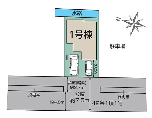 【区画図】是非とも現地をご確認ください。