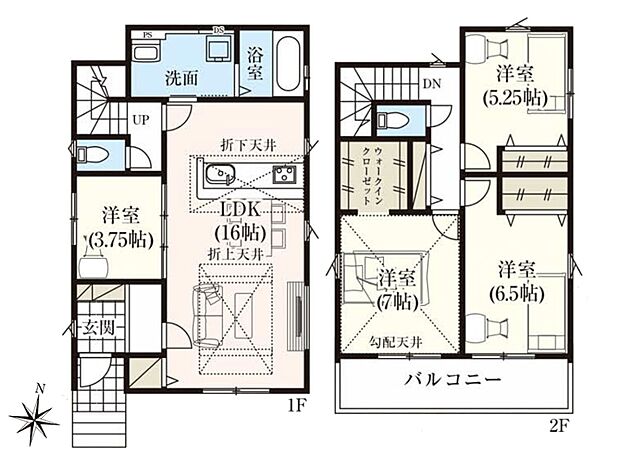 【間取】4LDK LDK16帖