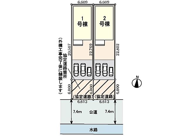 【区画図】是非とも現地をご確認ください。