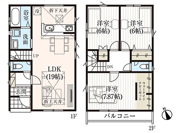 3LDK 土地面積100.27m2 建物面積92.33m2