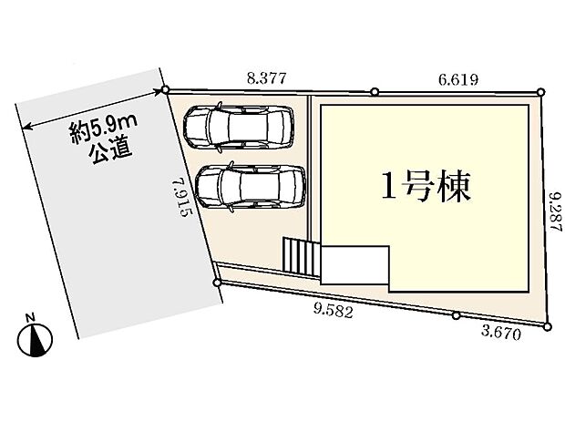 【区画図】是非とも現地をご確認ください。