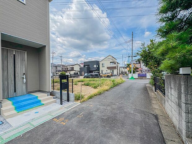 【前面道路】家の良し悪しだけでなく周辺環境も重要なポイント。