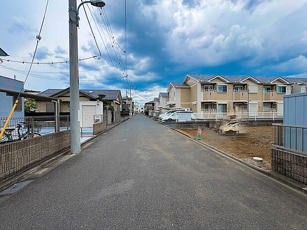 【前面道路】家の良し悪しだけでなく周辺環境も重要なポイント。