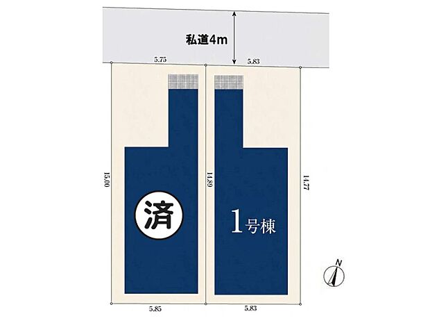 【区画図】是非とも現地をご確認ください。