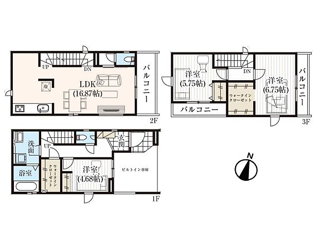 2号棟【間取り図】