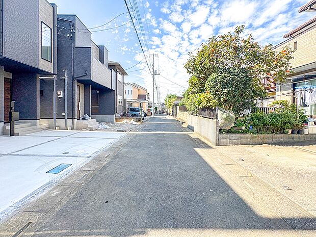 【前面道路】家の良し悪しだけでなく周辺環境も重要なポイント。