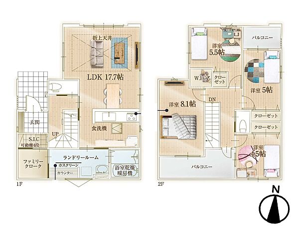 間取りを拡大表示