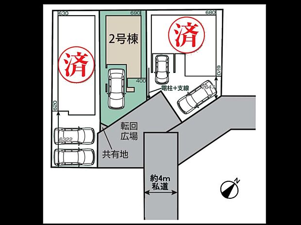 【区画図】是非とも現地をご確認ください。
