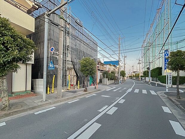 【前面道路】家の良し悪しだけでなく周辺環境も重要なポイント。