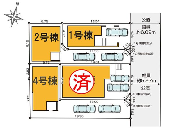 【区画図】是非とも現地をご確認ください。