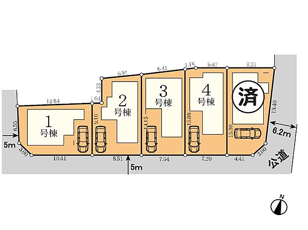 【区画図】是非とも現地をご確認ください。