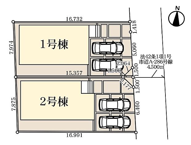【区画図】是非とも現地をご確認ください。