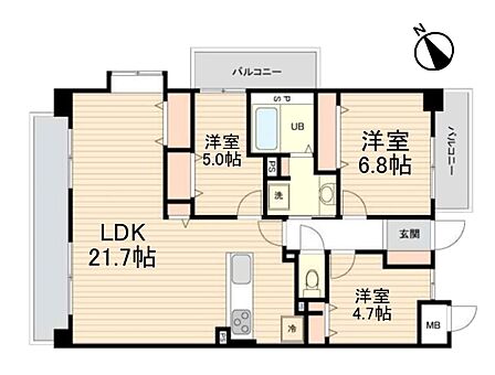 【間取図】是非とも現地をご確認ください。
