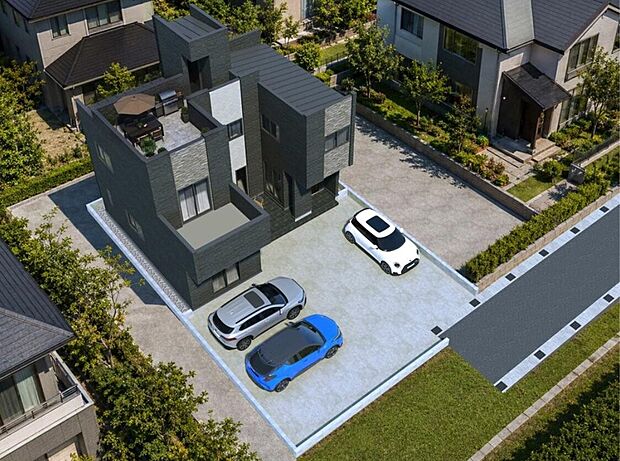 【外観】モデル棟のご案内も可能です。ぜひ、現地と近隣の施工例を御見学ください。