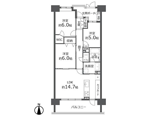 【間取図】是非とも現地をご確認ください。